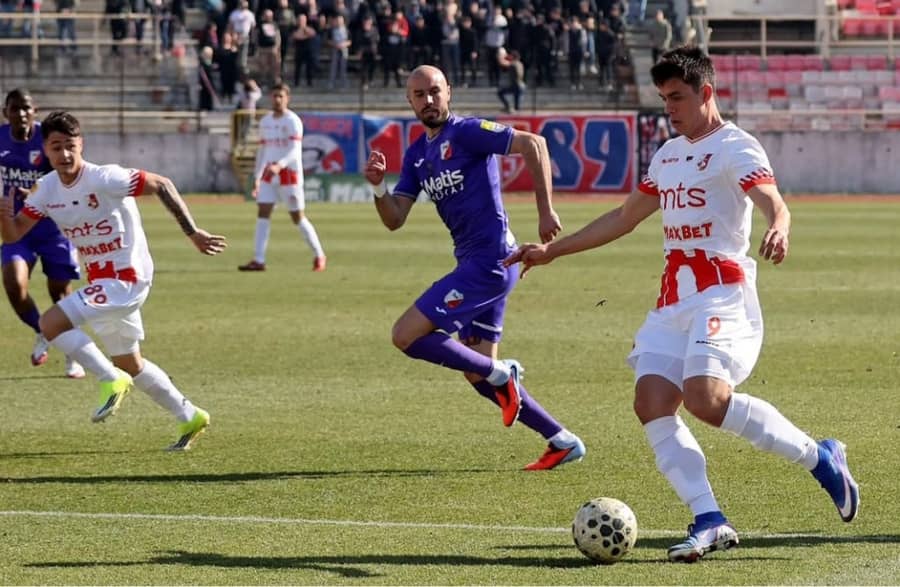 Tokom meča sa Javorom - foto: FK Radnički Ni&scaron;