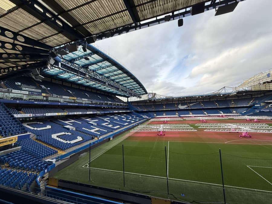 Pogled na Vest stend i Metju Harding stend (foto: Skaut sport) Stamford Bridge Chelsea