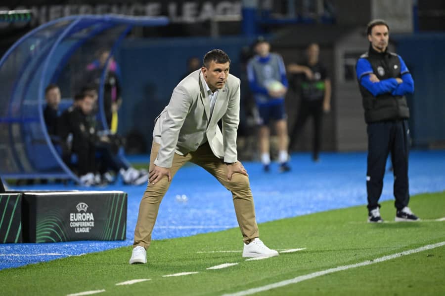 Jakirović na meču Lige &scaron;ampiona Dinamo Zagreb - Astana