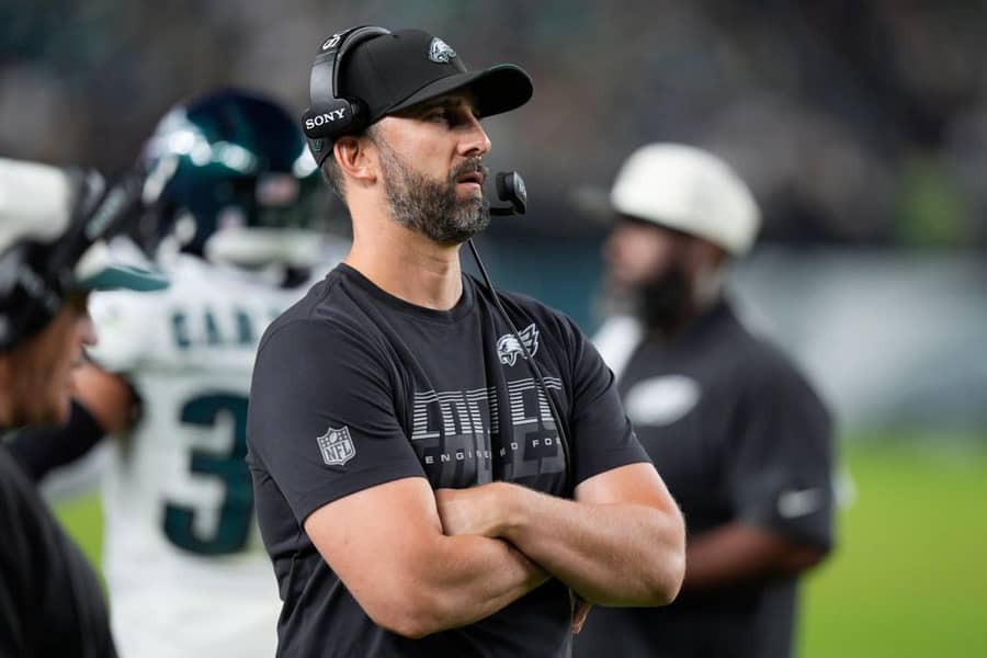 Nik Sirijani, glavni trener Filadelfije (Guliver/AP Photo/Chris Szagola) eagles; sirianni
