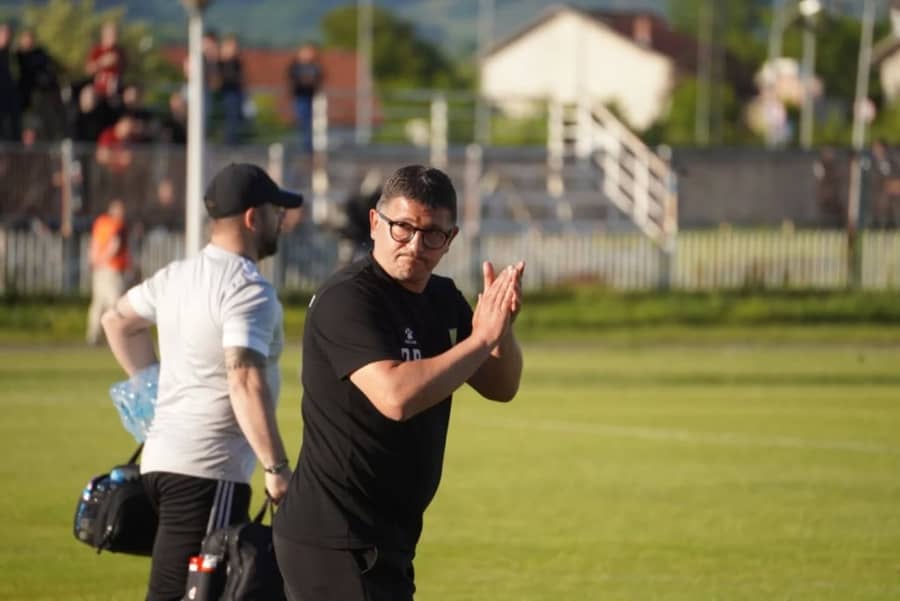 Ognjenović pre utakmice sa Zrinjskim, foto: Rudar Prijedor Ognjenović pre utakmice sa Zrinjskim, foto: Rudar Prijedor