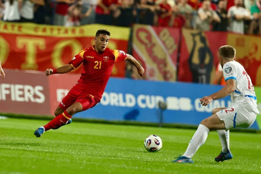 Bulatović u dresu Crne Gore, foto: Facebook - Fudbalski savez Crne Gore