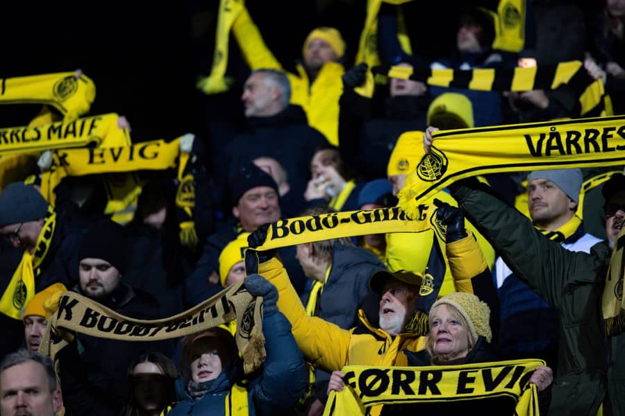 Navijači Bodo Glimta, foto: Guliver/xAnexFrosakerx Navijači Bodo Glimta