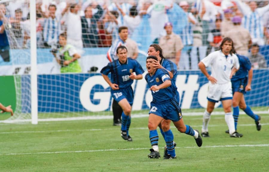 Maradona i Argentina, foto: Guliver/AP Photo/Charles Krupa Maradona i Argentina