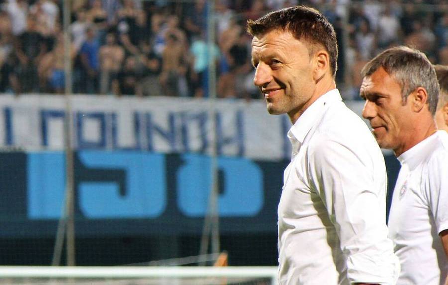 Đukić kao trener Partizana na utakmici protiv Budućnosti u kvalifikacijama za Ligu šampiona, FOTO: Guliver/xAleksandarxDjorovicx