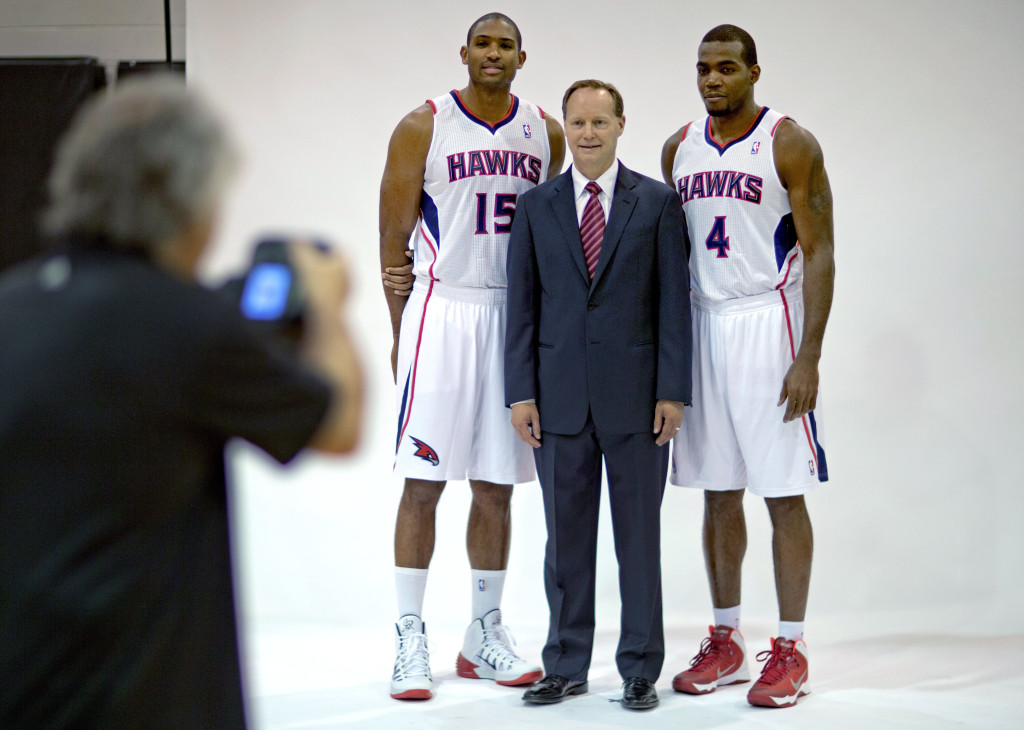 Horford, Milsap i Budenholzer, foto: Guliver/AP Photo/David Goldman Horford, Milsap i Budenholzer