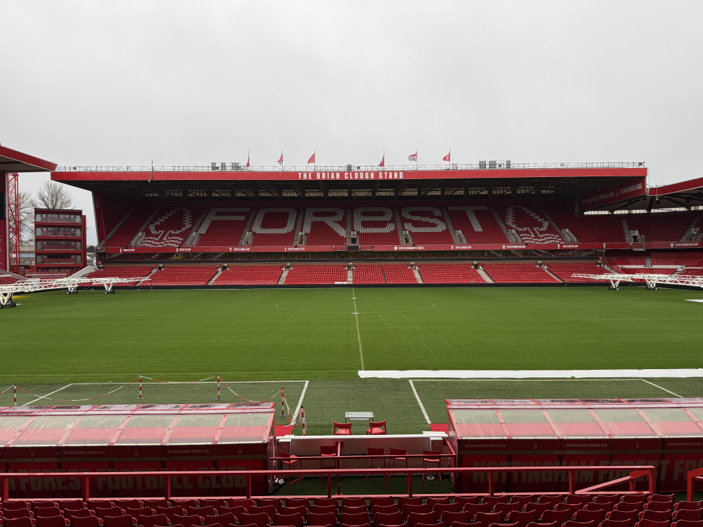 Brajan Klaf stend Siti Graund stadiona (foto: Skaut sport) City Ground Nottingham Forrest