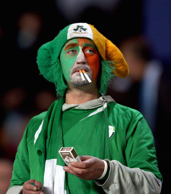 Halfspejs? (foto: Guliver/imago images/Inpho Photography) Ireland fan