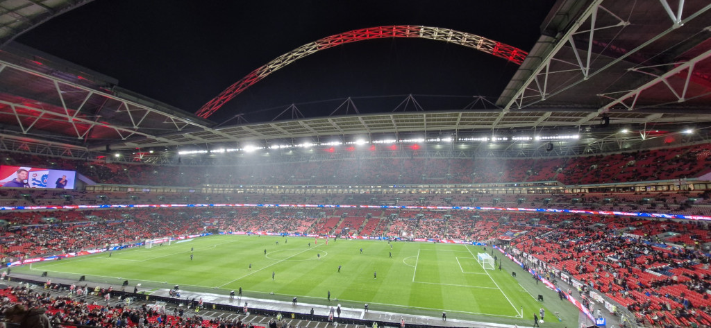 Vembli uoči početka meča Engleska - Srbija (foto: Skaut sport) Wambley