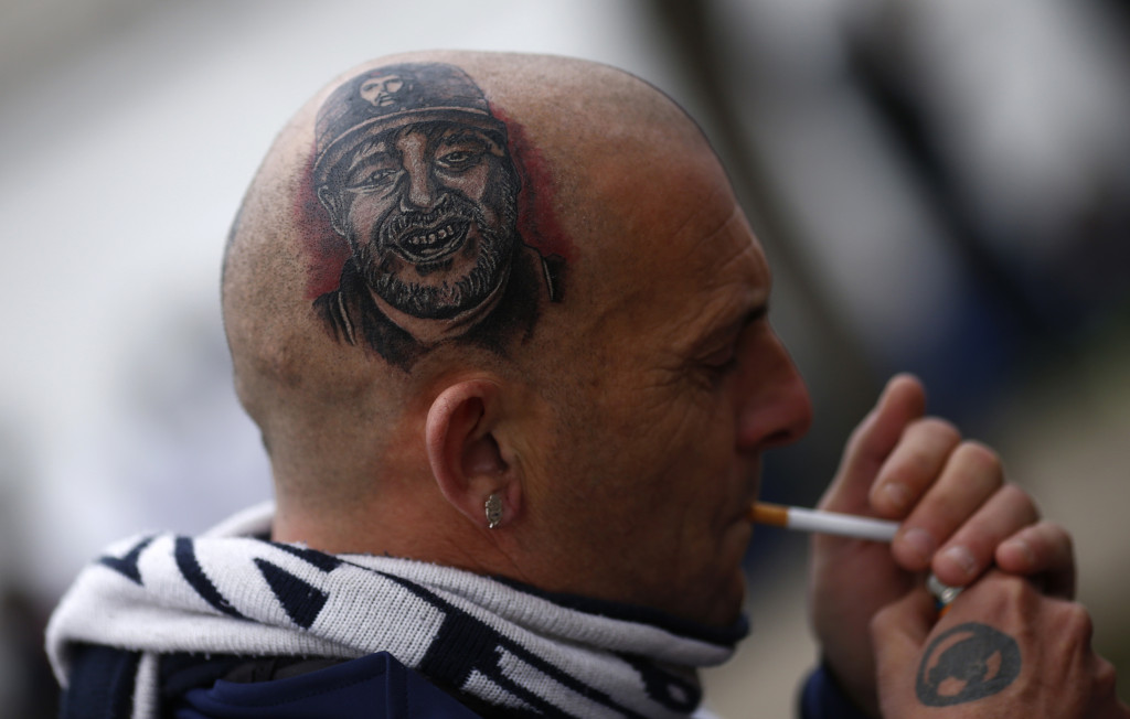 Navijač Gimnasie GuliverP Photo/Marcos Brindicci