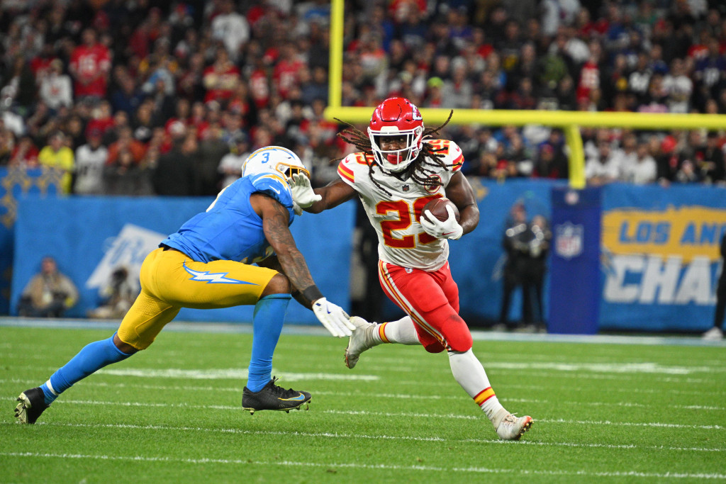 Karim Hant u akciji protiv Los Anđeles Čardžersa (Guliver / Leandro Bernardes PxImages)