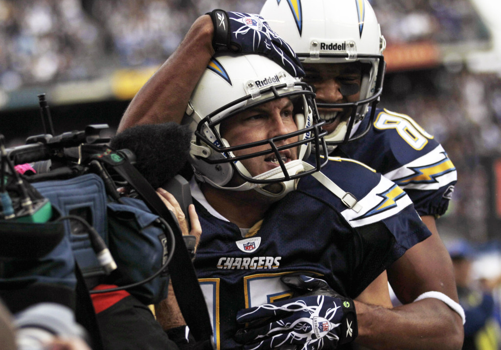 Rivers iz dana dok je nosio dres Čardžersa 2011. (Guliver/AP Photo/Lenny Ignelzi) rivers; chargers; nfl