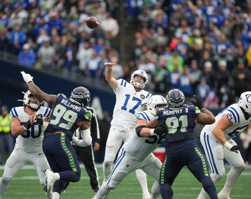 Filip Rivers na povratničkoj utakmici sa Sijetlom (Guliver/AP Photo/Lindsey Wasson) rivers; colts; seahawks; nfl