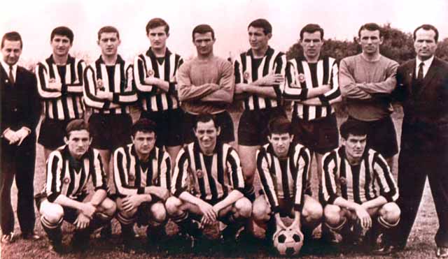FK Partizan 1945. godine, foto: partizanovacc.wordpress.com FK Partizan 1945. godine