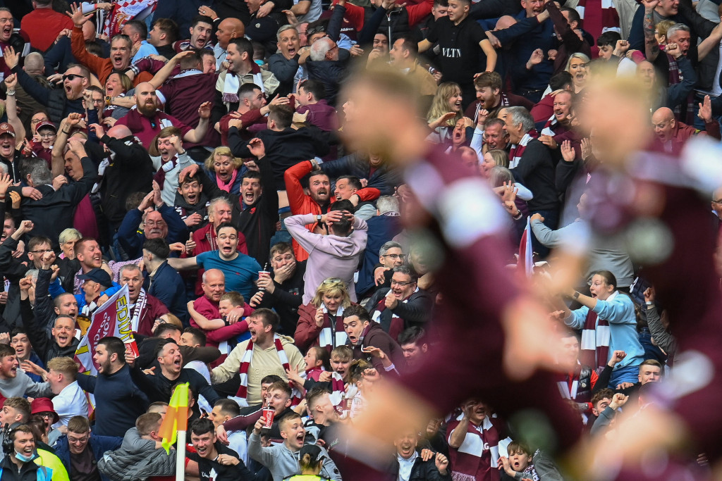 Slavlje navijača Hartsa nakon gola (Guliver / xMalcolmxMackenziex)